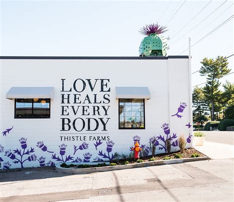 Thistle farms nashville - Since 1997, Thistle Farms has been helping women in the Nashville community and beyond. Founded by Becca Stevens with the idea to open a sanctuary for women survivors of trafficking, addiction and ...